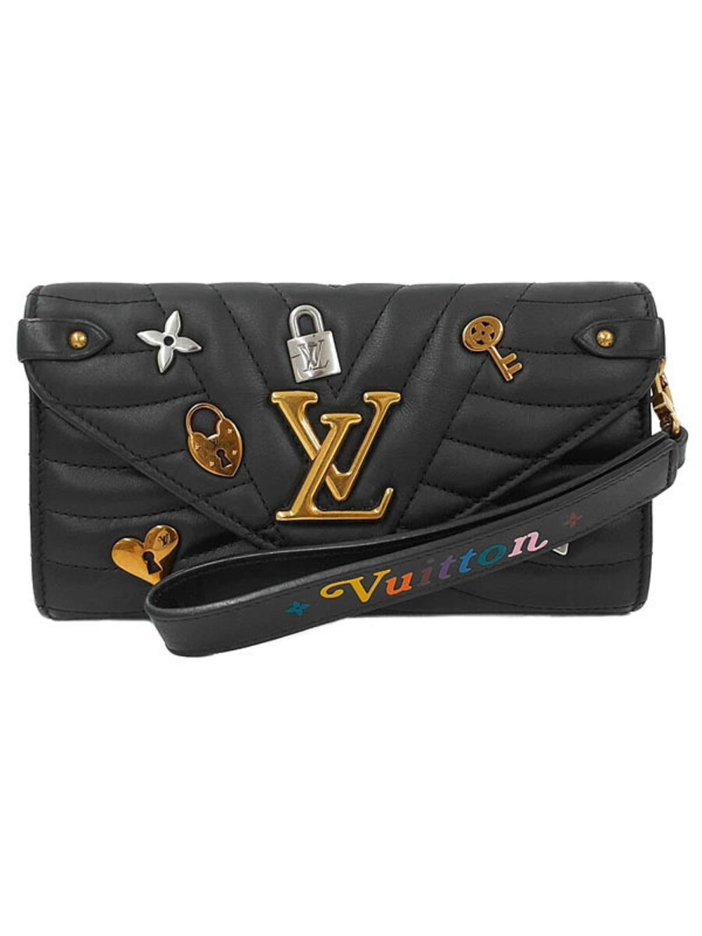 Louis Vuitton New Wave Portefeuille Long Bi fold Wallet